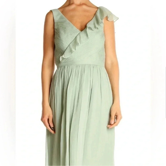 NWT Silk Crew Dress size 2 wedding bridesmaid Kelly green cocktail fairy core - Picture 2 of 9